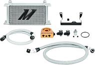 Mishimoto MMOC-WRX-06T Oil Cooler Kit Thermostatic Compatible With Subaru WRX/STI 2006-2007 Silver
