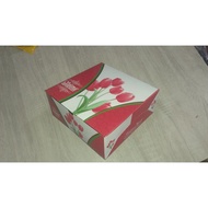 Plastic Cake Box size 18x18cm and 20x20