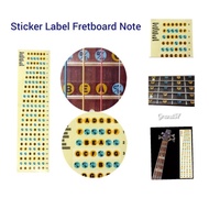 Guitar fretboard note tone sticker guitar key tone note sticker