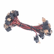 10pcs Car Lamp Holder Headlight Socket Headlight High Beam H1 Bulb Plug H3 Connector Temperature Res