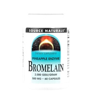 Source Naturals Bromelain, 500 mg, 60 Capsules