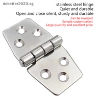 [DB] 304 Stainless Steel High Quality Flat Hinge Distribution Box Control Cabinet Windows Hinge  Box Yacht Parts Mini Hinge [Ready Stock]