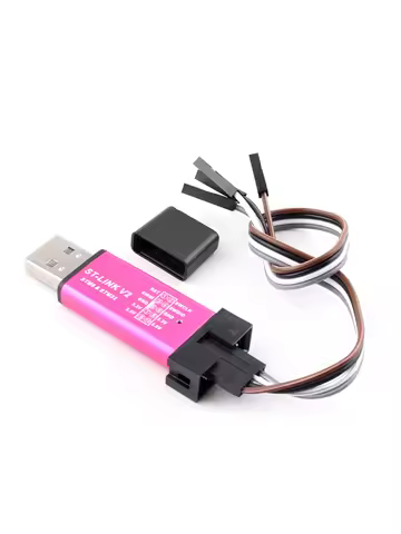 1Set ST LINK Stlink ST-Link V2 Mini STM8 STM32 Simulator Download Programmer Programming With Cover