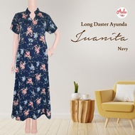 JUANITA NAVY_AYUNDA LONGDASTER by Aulia daster