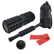 [STTR] 5-in-1 Foam Rollers Set Yoga Roller Massage Stick Massage Ball Resistance Band Set Muscle Rel