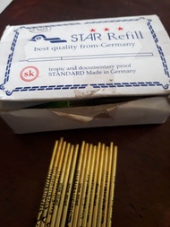 pulpen silver pen putih merk STAR REFILL berkualitas tanpa macet