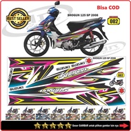 Striping SHOGUN SP 125 Robot Variation C Decal Thailook Graphic Sticker Motorcycle Striping Sticker