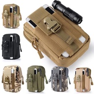 Universal EDC  Molle Pouch Waist Bag with Cell Phone Holster Outdoor Tactical Gear Tool Gadget Pocke
