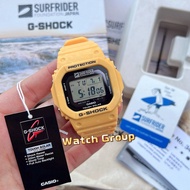 G SHOCK x Surfrider Foundation Japan G-5600SFJ-9 yellow ‘Sunrise Surf’ theme G-5600SFJ / G-5600 / G5