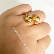Cincin Dewasa 2 Boba Polos Titanium 22K