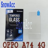 Indoscreen Iscreen Tempered Glass OPPO A74 4G Anti-Scratch Glass