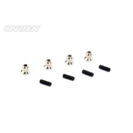 *** Crazy Toys CARTEN (NHA444) 1/10 T410R 4.8mm Anti-Roll Bar Lower Ball Head+3x8mm Screws (4 Sets)