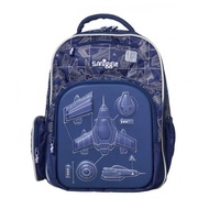 Smiggle COMFORT BACKPACK WITH REFLECTIVE TRIMS PLANE NAVY Blue