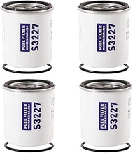 4PCS S3227 Fuel Filter Marine Fuel Water Separator Element Replacement for Marine Outboard Motor Mer