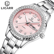 LICARR Quartz Watches Stainless Steel Date Watch Business Watch Women's Sports Wristwatch