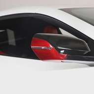 For Chevrolet Corvette C8 Z51 Z06 2020 + Car Rearview Mirror Lower Trim Cover Real Carbon Fiber Inte
