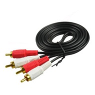 Cable 3 RCA To 2 RCA / Cable 2 RCA - 2 RCA Aux Audio Speaker / Cable 2 RCA