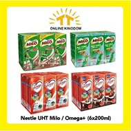 Nestle UHT Milo / Omega+ 6x200ml