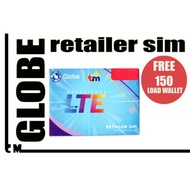 Globe Retailer Simcard Free150 LOAD WALLET 232