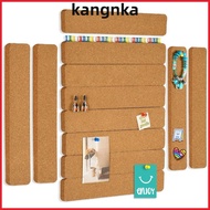 KANGNKA Pushpin Cork Board, Cork Material Self Adhesive Self Adhesive Cork Board, Multifunctional Fr