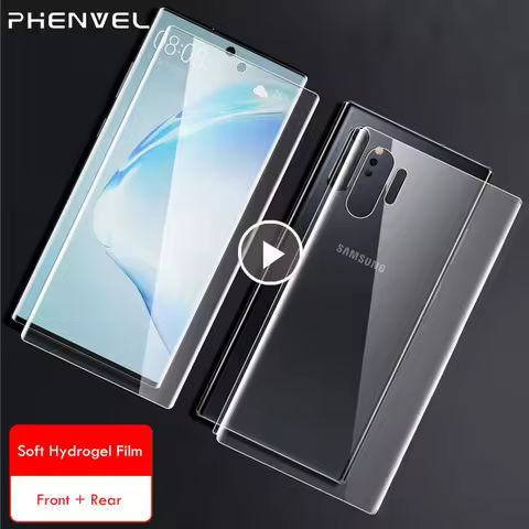 Gel Protective Film For Samsung Galaxy Note 10 Lite TPU Screen Protector For Galaxy Note 10 Plus 9 8