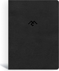 3688.CSB Men of Character Bible, Black Leathertouch, Indexed