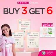 [BUY 3 GET 6] KITSUI Whitie Snow x3 [FREE 1x Whitie Snow + 2x Belloss Fiber 1's] Supplement Halal