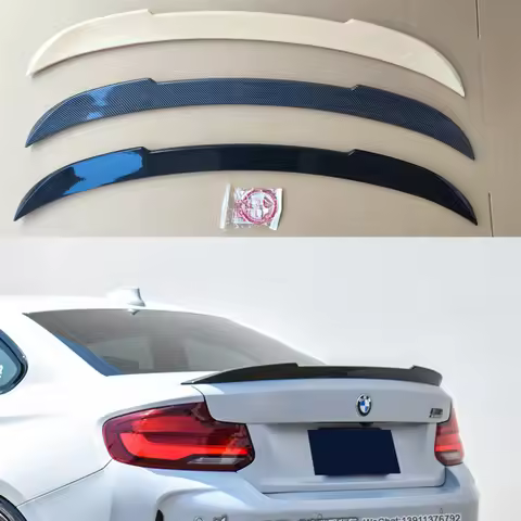 For BMW F22 Spoiler Performance ABS Spoiler Lips 2 Series F22 Coupe & F87 M2 220i M235i 228i 2014 -