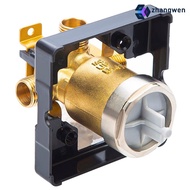【zhangwen】-Shower Valve Body for Shower Faucet Decoration Kit Bathroom Concealed Valve Diverter