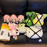 [全新任揀，$100/3件] Anya Spy Family Rex 抱抱龍 小白 蠟筆小新 來電汪 Pokemon 寵物小精靈 精靈寶可夢 Mario 花花地氈 Tom and Jerry 正能量企