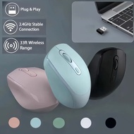 【Fast Shipping】Wireless Silent Mouse Mute Mice FCCs Standards For Computer/Laptop USB Receiver M107