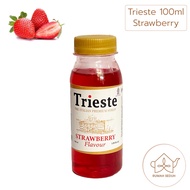 100 mL Sirup Strawberry Trieste Delifru - Stroberi Italian Premium Syrup