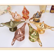 HARRIETT Aladdin Lamp Decoration, Vintage Legend Arabian Props Aladdin God Lamp, Cartoon Metal Europ