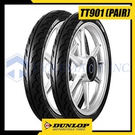 Dunlop Tires TT901 70/90-14 34P &amp; 80/90-14 40P Tubetype Motorcycle Street Tires (FRONT &amp; REAR TIRES)