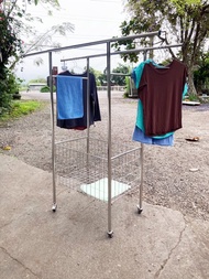 304不鏽鋼　多功能曬衣車　移動式設計晾衣架　曬衣桿長度可伸縮