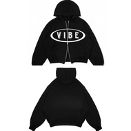 UNISEX ADULT DOUBLE ZIPPER BOXY HOODIE HOODIE BOXY HOODIE OVERSIZED HOODIE ZIP BOXY