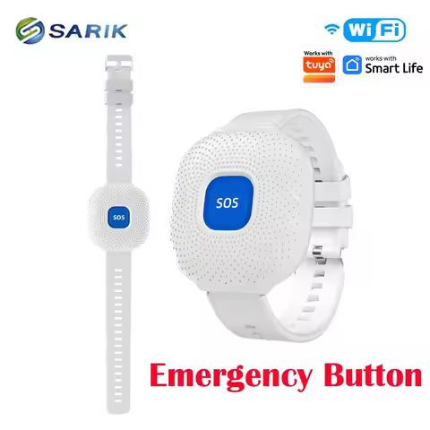 Waterproof Works with Tuya Smart Wifi Safety SOS Bracelet Emergency Alert SOS Watch Elderly Fall Ala
