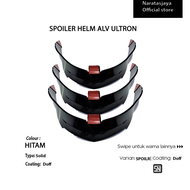 SPOILER 2D HELM ALV ULTRON ALL SERIES BAHAN AKRILIK SPOILER HELM ALV ULTRON SPOILER NFJ ULTRON