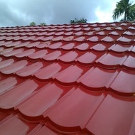 Genteng metal sakura roof atap polos pasir