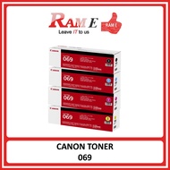 [Original] Canon 069 Black Cyan Magenta Yellow Toner Cartridge / Value Bundle