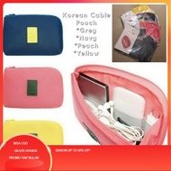 Travel gadget Pouch Organizer/gadget wallet/cosmetic wallet/ - Peach