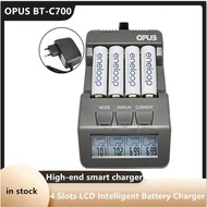 Oril OPUS BT-C700 Digital 4 Slots LCD Intelligent For 16340RCR123 14500 AA AAA NiCd NiMh Battery Cha