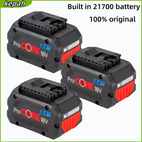 18V 10.0Ah 100% original rechargeable battery, suitable for tool🌺 BAT618 GBA18V80 21700 high-power 5