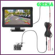GSEHA Car Rear View Camera Wide Degree 4.3" TFT LCD Display or Monitor Waterproof Night Vision Reversing Backup 2In1 Parking Revere HRWJW