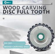 Wood Carving Disc 4 inch - Mata Gergaji Gerinda Chainsaw 4 inci 22T Po