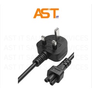 Laptop 3-Pin C5 UK Power Cord with 13A Fuse