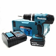MAKITA DHP453SF1J ชุดสว่านกระแทกไร้สาย 18V ขนาด 10 มม.(3/8") 38Nm พร้อมแบตแท่นชาร์จ มากีต้า (ชุด)