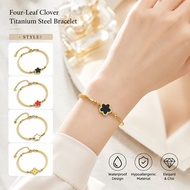 Four-Leaf Clover Bracelet Four-Leaf Clover Clover Bracelet Lucky Charm Fashionable Accessory