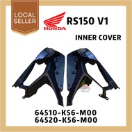 HONDA RS150 V1 SIGNAL INNER SET KIRI KANAN 64510-K56-M00 / 64520-K56-M00 INNER COVER HITAM ORIGINAL 