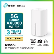 TP-Link NX510v 5G AX3000 Wi-Fi6 Telephony Router ประกัน 3 ปี รองรับ 5G 4G ทุกเครือข่าย เราเตอร์ใส่ซิ